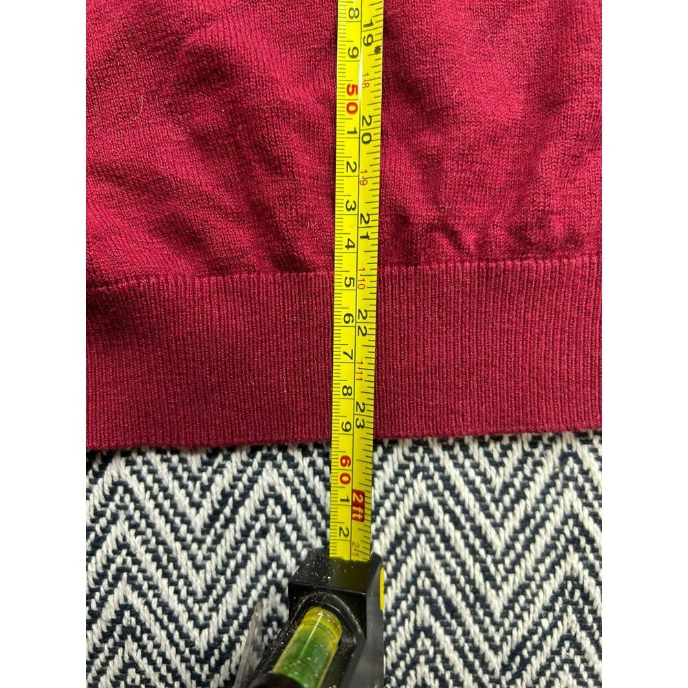 Paul Fredrick Men's XXL Red Mock Neck Sweater Long Sleeve Knit Pullover Casual/B - Picture 2 of 9